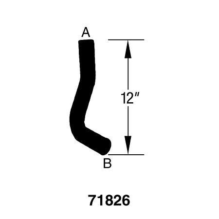 Dayco Curved Radiator Hose - C71826