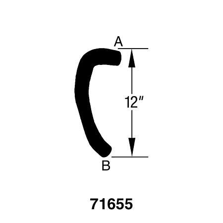 Dayco Curved Radiator Hose - D71655