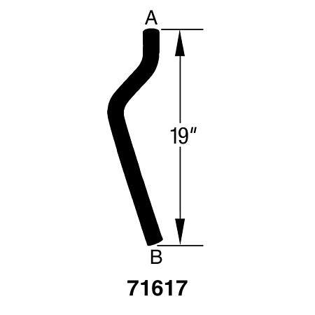 Dayco Curved Radiator Hose - E71617