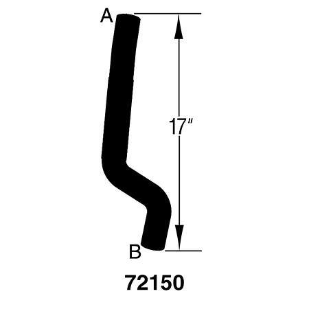 Dayco Curved Radiator Hose - E72150