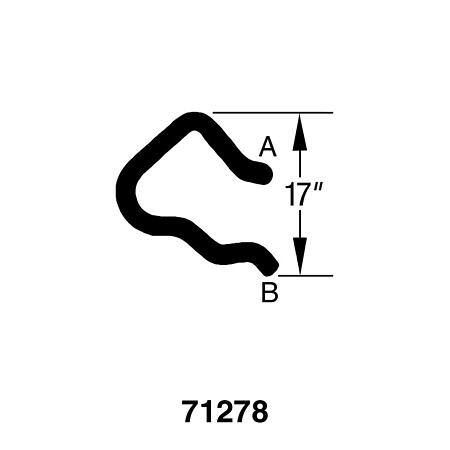 Dayco Curved Radiator Hose - D71278