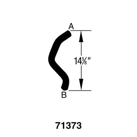 Dayco Curved Radiator Hose - C71373