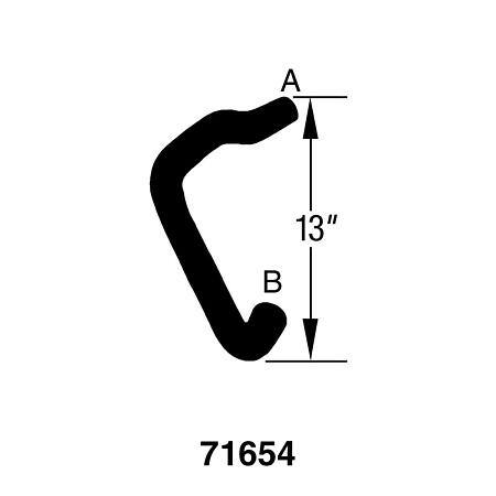 Dayco Curved Radiator Hose - C71654