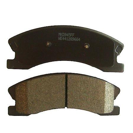 Wearever Silver Semi-Metallic Brake Pads - Front (4-Pad Set) - MKD 945