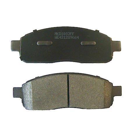 Wearever Silver Semi-Metallic Brake Pads - Front (4-Pad Set) - MKD 1083