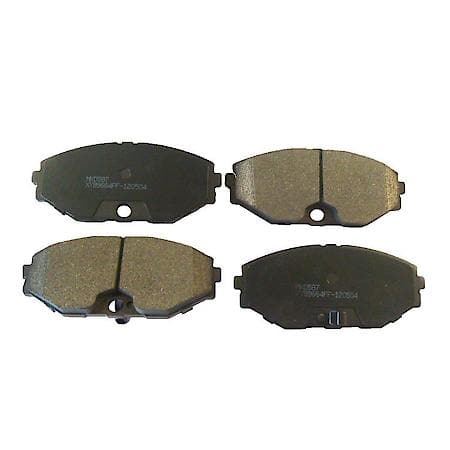 Wearever Silver Semi-Metallic Brake Pads - Front (4-Pad Set) - MKD 587