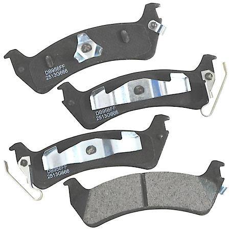 Wearever Gold Semi-Metallic Brake Pads - Rear (4-Pad Set) - GMKD 666