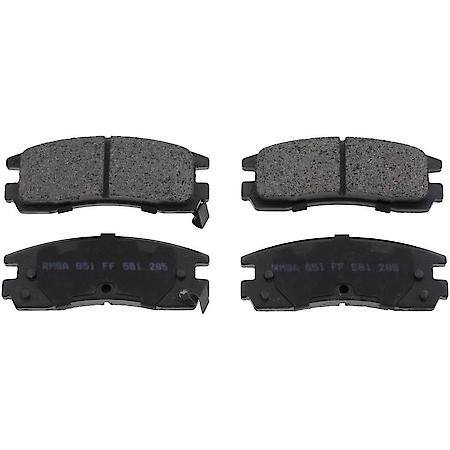 Wearever Gold Ceramic Brake Pads - Rear (4-Pad Set) - GNAD 698