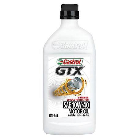 Castrol GTX 10W-40 Conventional Motor Oil (1 Quart) - 06146