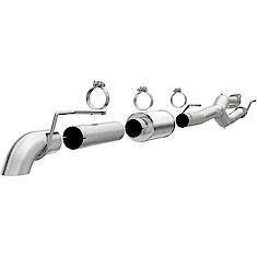 MagnaFlow Off Road Pro Series Cat Back Exhaust System Satin Tips