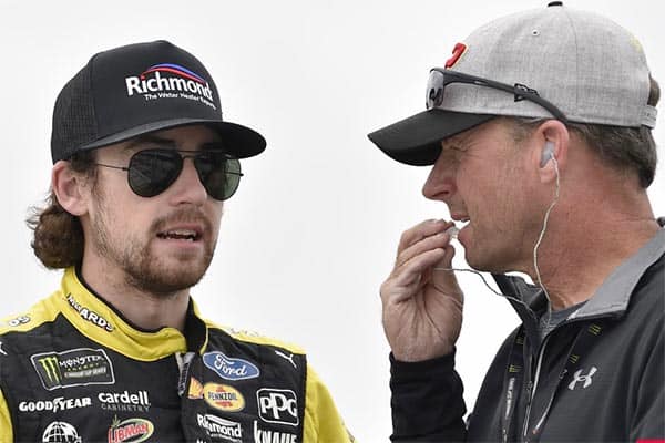 Ryan with father Dave Blaney