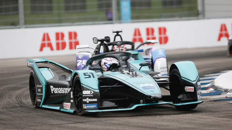 Formula E racecar