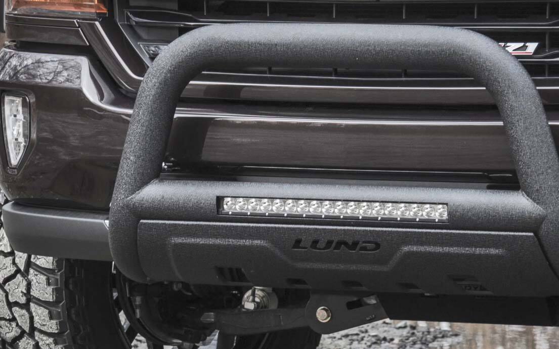Lund bull bar on truck