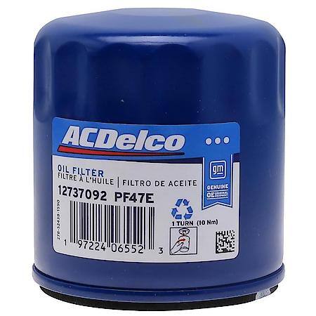 ACDelco Oil Filter: Ideal for Any Type Oil, Same Filter Installed From The Factory, PF47E