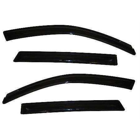 Auto Ventshade (AVS) Ventvisor Window Visors, Outside Mount, Smoke, Front And Rear, 4 Pc, 94187