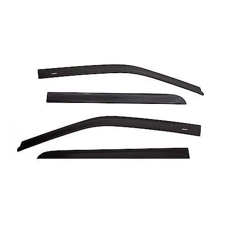 Auto Ventshade (AVS) Ventvisor Window Visors, In-Channel Mount, Smoke, Front And Rear, 4 Pc, 194553