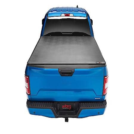 Extang Tonneau Cover: Soft Folding, 2 Folds/ 3 Panels, Lockable via Tailgate Lock, Matte Black, Vinyl, 90430