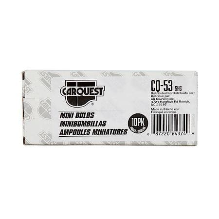 Carquest MINI BULB 1 EA (Sold by each), CQ-53