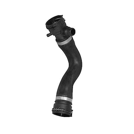 "Dayco Curved Radiator Hoses: EPDM Rubber, Standard Duty, 11"" Long, 1.53"" Diameter, C72744"