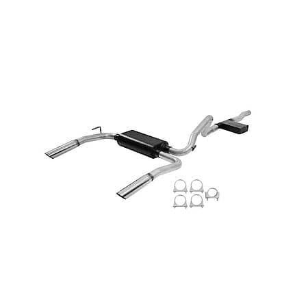 Flowmaster Inc. Cat-Back System - Dual Rear Exit - American Thunder - Moderate Sound, 17358