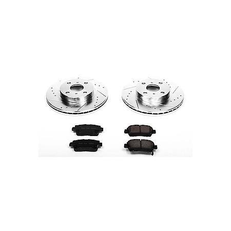 PowerStop Carbon-Fiber Ceramic Disc Pad And Rotor: Brake Kit, Z23 Daily Driver, K1153