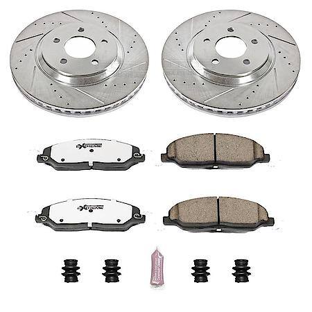 PowerStop Carbon-Fiber Ceramic Disc Pad And Rotor: Brake Kit, Z26 Street Performance, K1380-26