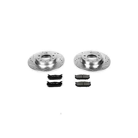 PowerStop Carbon-Fiber Ceramic Disc Pad And Rotor: Brake Kit, Z23 Daily Driver, K2453