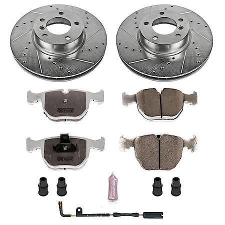PowerStop Carbon-Fiber Ceramic Disc Pad And Rotor: Brake Kit, Z26 Street Performance, K944-26