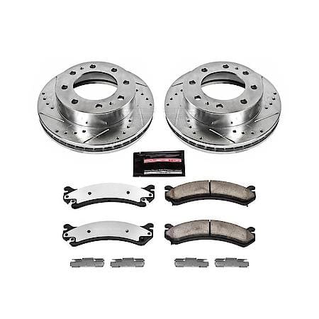 PowerStop Carbon-Fiber Ceramic Disc Pad And Rotor: Brake Kit, Z36 Truck And Tow, K6274-36