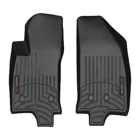 WeatherTech Molded Fit, Raised Channels With A Lower Reservoir, Black,2 Piece, 449381