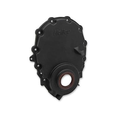 Holley SBC Timing Chain Cover with Crank Sensor, 21-153