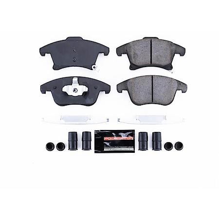 PowerStop Z23 Daily Driver Carbon-Fiber Ceramic Brake Pads with Hardware Kit, Z23-1653