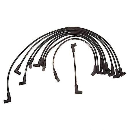 GM Genuine Parts Spark Plug Wire Set: Fiberglass Reinforced Latex Graphite Core, 9 Wire Set, 628M
