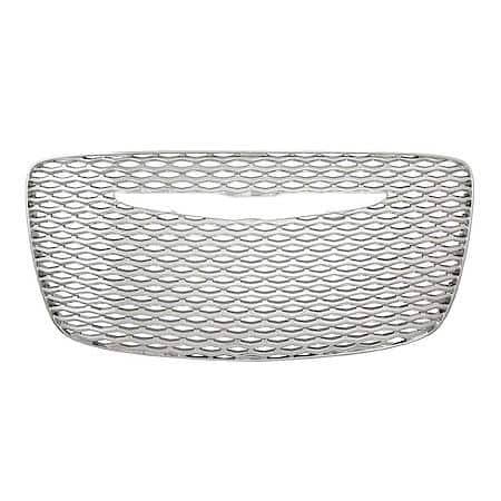 COAST TO COAST Overlay, Mesh Style, 1 Piece, With Emblem Cutout, Chrome Plated, Abs Plastic, IWCGI140