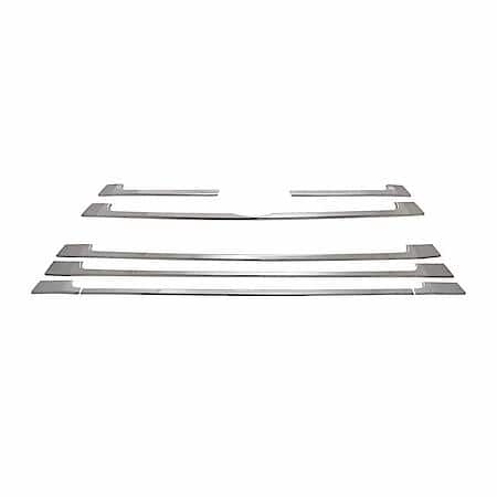 COAST TO COAST Overlay, Mesh Style, 6 Piece, Chrome Plated, Abs Plastic, IWCGI154