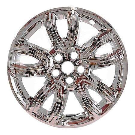 COAST TO COAST 18 Inch, 5 U Spokes, Snap-On, Plated, Chrome, Abs Plastic, Set Of 4, IMP468X