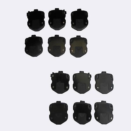 Carquest Front Brake Pads: Semi-metallic, Long Life and Quiet, MKD1419