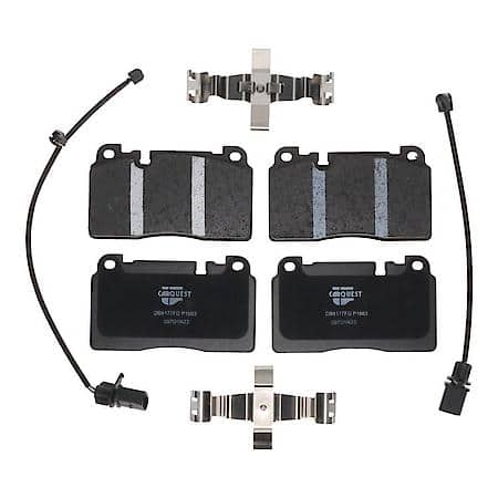Carquest Front Brake Pads: Ceramic, With Hardware, Better Performance, Quiet, Low Dust, PXD1663H