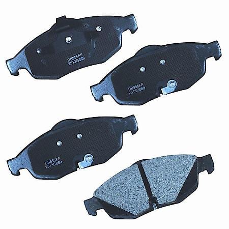 Carquest Front Brake Pads: Semi-metallic, Long Life, Quiet, and Low Dust, GMKD869
