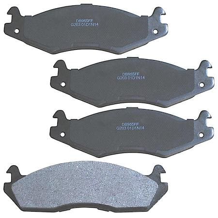 Carquest Front Brake Pads: Semi-metallic, Long Life, Quiet, and Low Dust, GMKD203