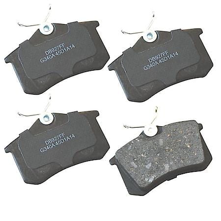 Carquest Rear Brake Pads: Ceramic, With Hardware, Long Life, Quiet, and Low Dust, GNAD340A