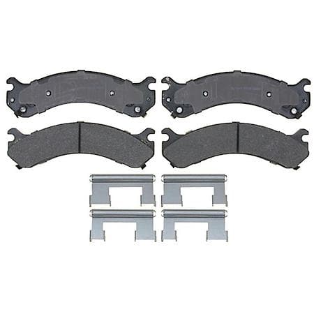 ACDelco Semi-Metallic Disc Brake Pad Set, 17D909MH