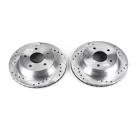 PowerStop Drilled And Slotted Rotor Pair, AR8220XPR