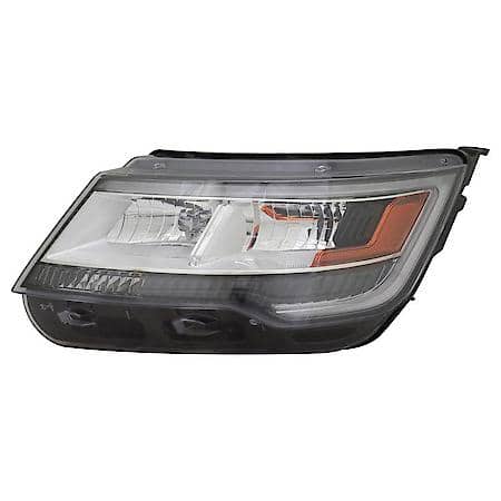 KAI New CAPA Certified Standard Replacement Driver Side Headlight Lens And Housing, FO2518130C