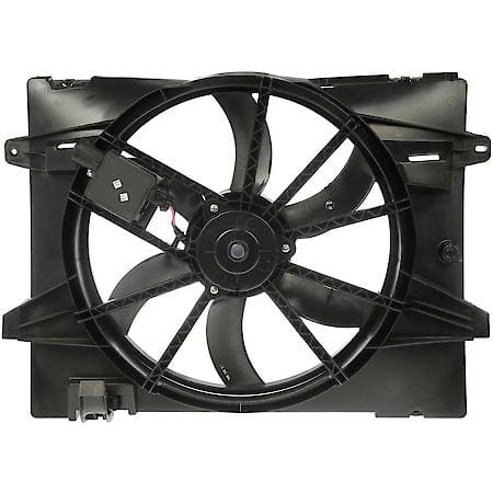 Dorman Radiator Fan Assembly: Single, with Controller, Cost Effective and Reliable, 621-353