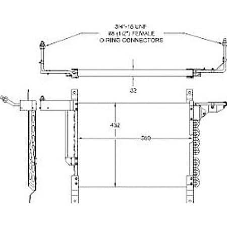 KAI A/C Condenser, CND36053
