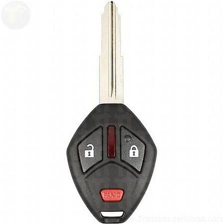 iKeyless Mitsubishi Mirage Remote & Key Combo - 3 Buttons, MITKEY040COMBO