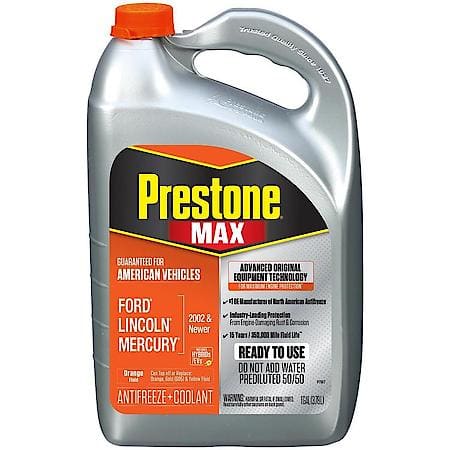 MAX Original Equipment Antifreeze and Coolant: American Orange, 50/50 RTU, 1 Gallon
