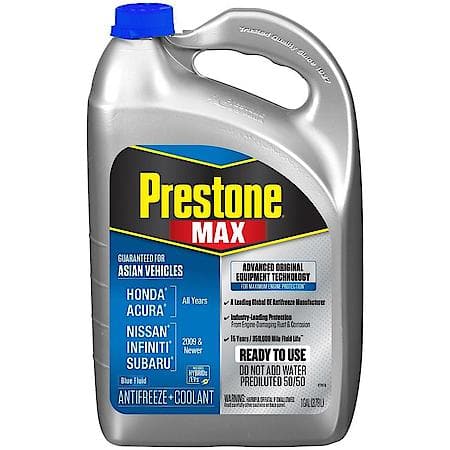 MAX Original Equipment Antifreeze + Coolant: Asian Blue, 50/50 RTU, 1 Gal