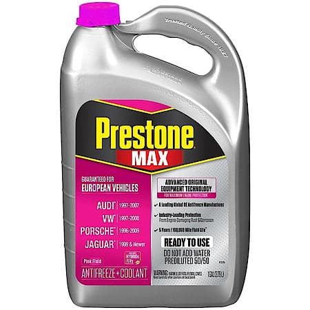 MAX Original Equipment Antifreeze + Coolant: Euro Pink, 50/50 RTU, 1 Gallon